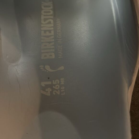 Birkenstock Arizona EVA Sandals in Ice Blue Size 41 - Picture 3 of 7